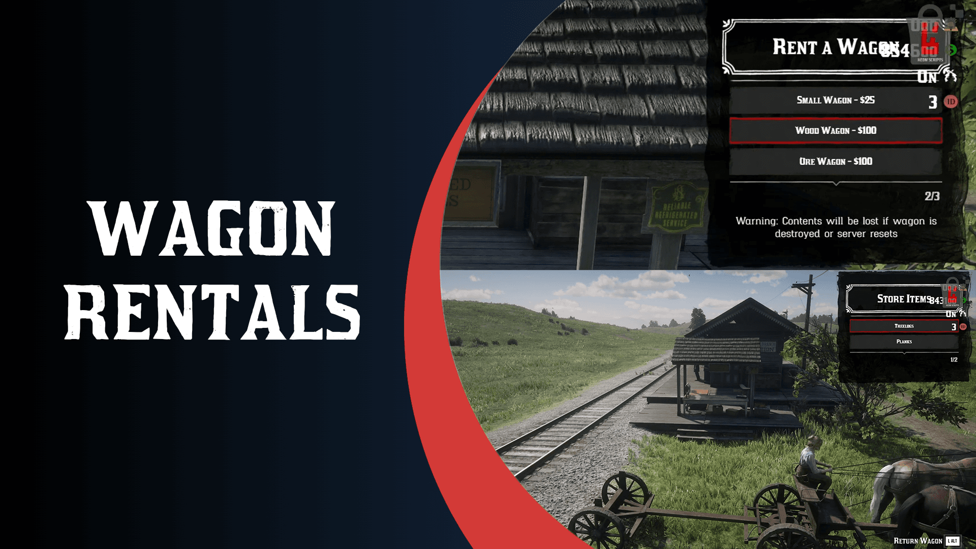 RedM Wagon Rentals Script